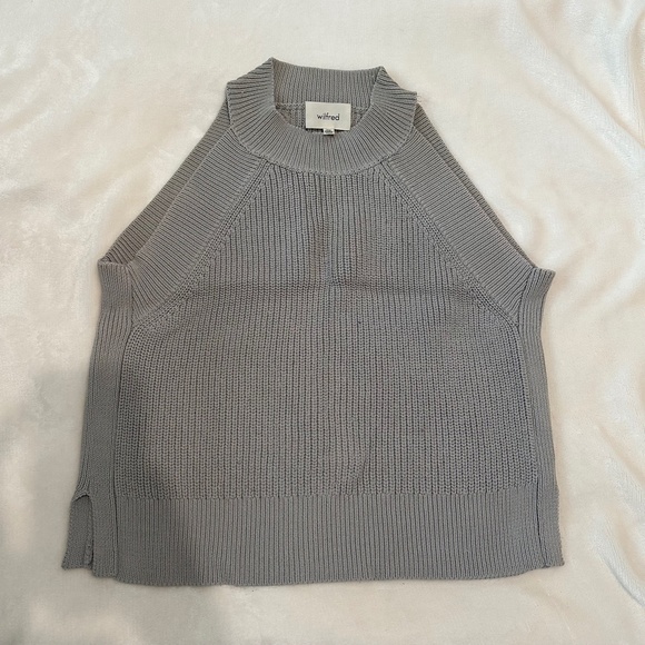 2XS - Dark Green - Wilfred - Crevier Knit Top (2 pieces: GREEN or GREY) - Picture 8 of 11